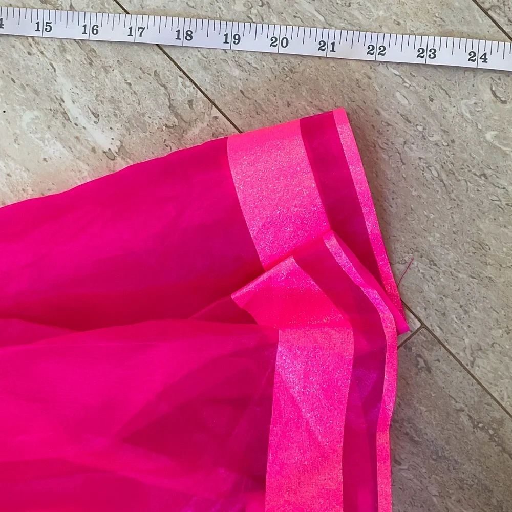 Disney Pink Multicolor Sequin Twirl Dress with Hot Pink Leggings